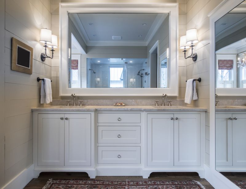 Contemporary Vanity with Double Sinks